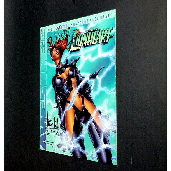 LIONHEART Signed 4 Book Lot Ian Chruchill Dynamic Forces Comics 1 1 1D 2 VF/NM - Picture 15 of 16